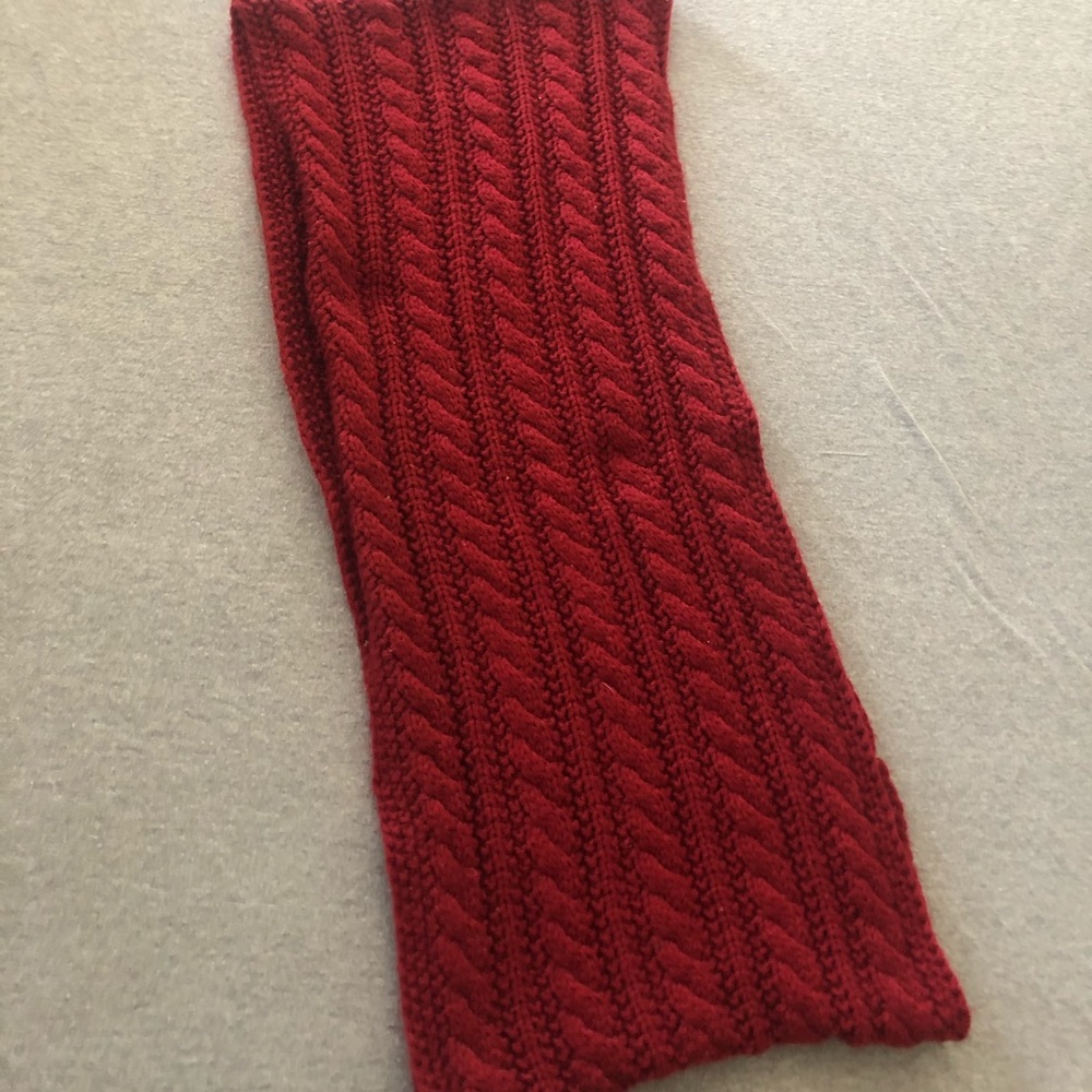 Red Circular Scarf